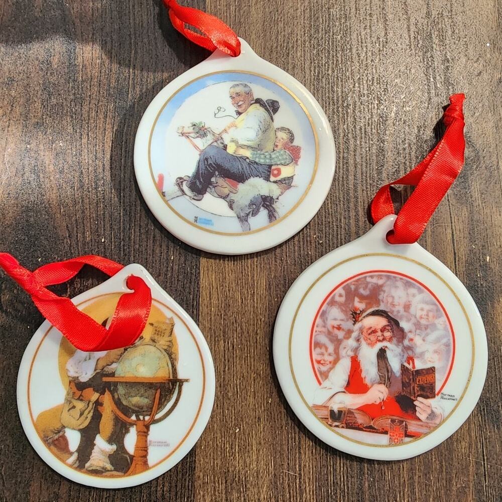 Norman Rockwell Collector Series for JC Penny's Holiday Christmas Porcelain